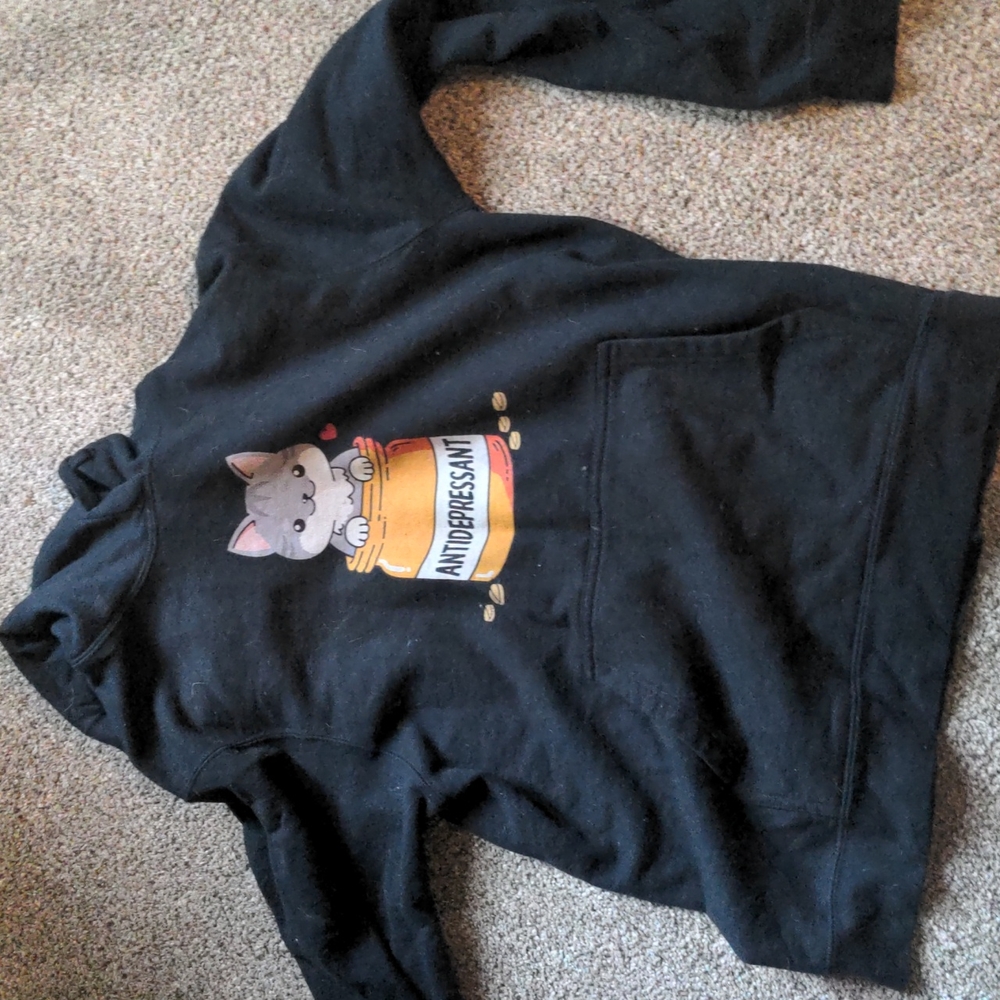 Women's Antidepressant Cat Hoodie